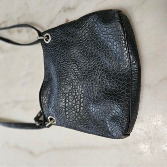 Rosetti Black Brown Faux Leather Crossbody / Shoulder Bag Purse - Picture 5 of 7